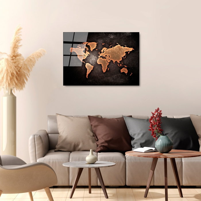 Wallity Cuadro Decorativo de Vidrio Templado Multicolor 50 x 70 cm
